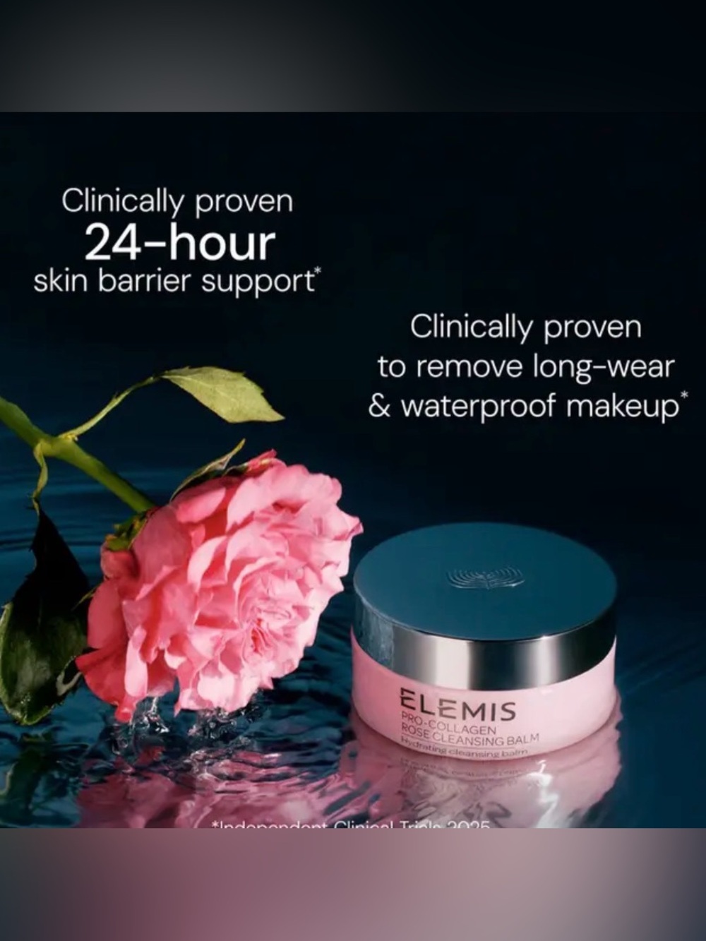 ELEMIS Rose Cleansing Balm Travel Size 0.7oz Makeup Remover NWT - Picture 9 of 16